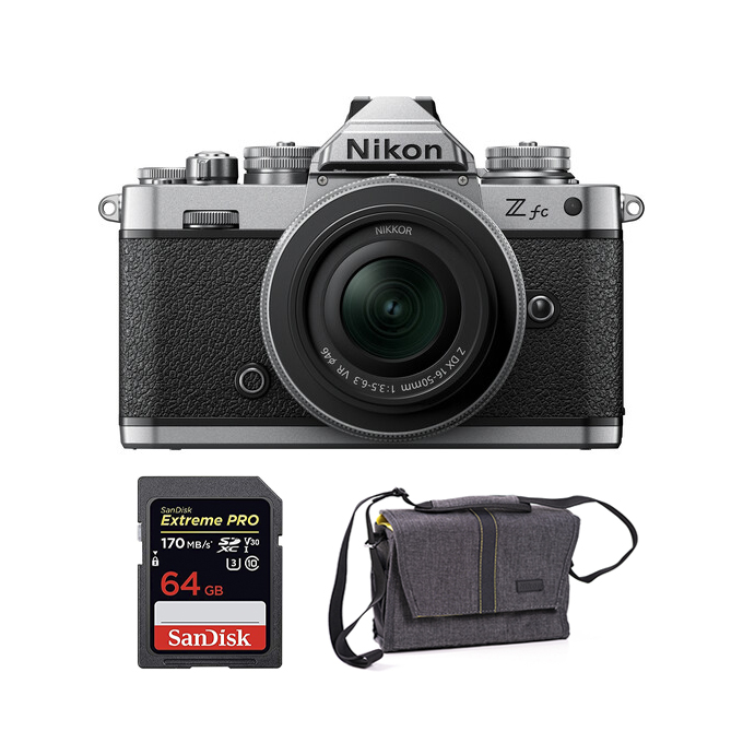 Nikon Z fc + 16-50mm + SD64gb + Original Nikon torba - 3